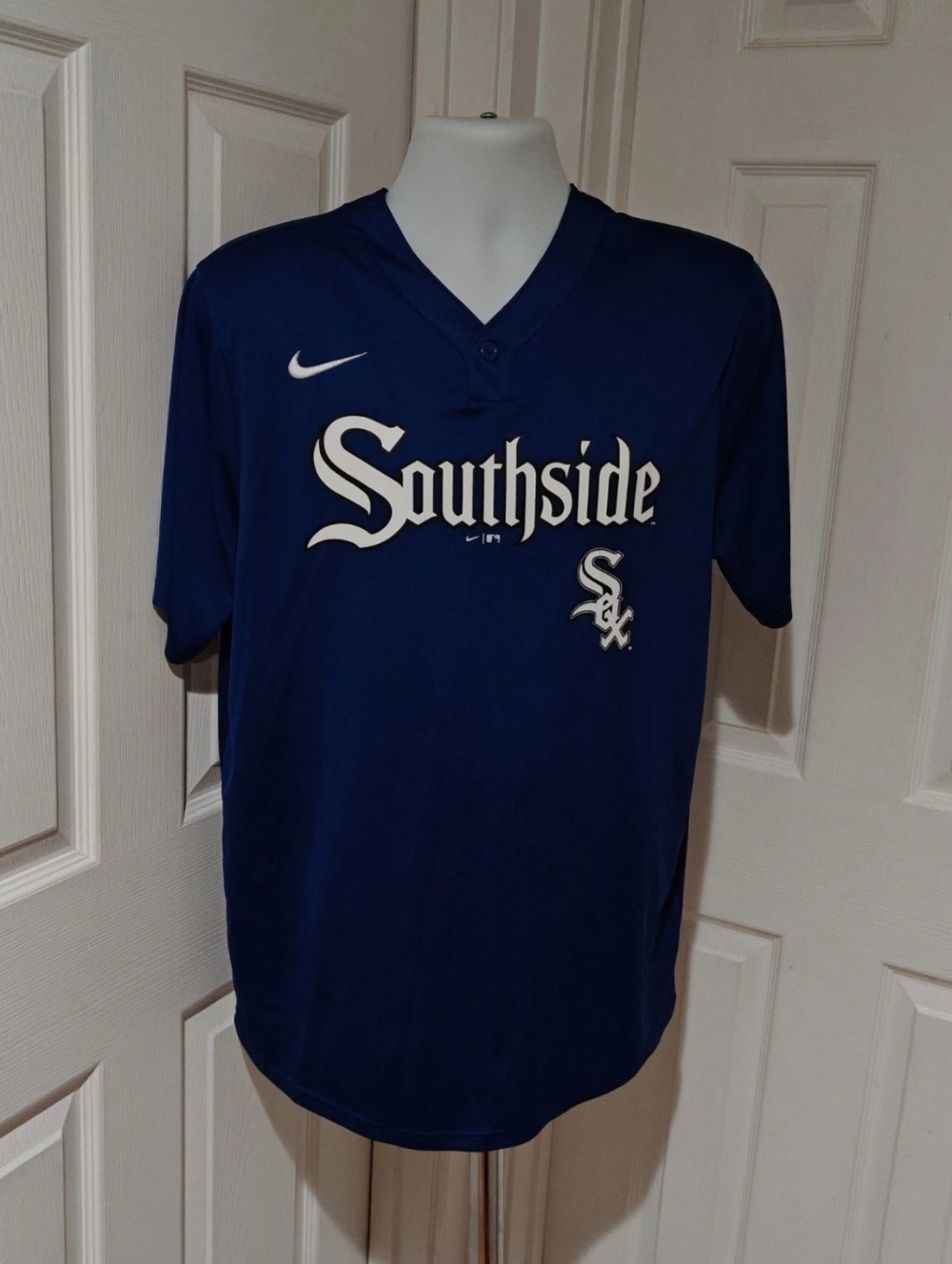 Nike Chicago White Sox MLB Replica One-Button Blue 21/22 Jersey N383-4EW Size M